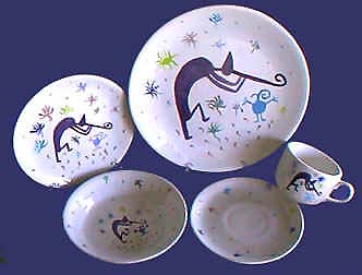 kokopelli dinnerware