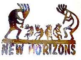 kokopelli House Plaque 44